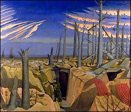 Oppy Wood, 1917 by Paul Nash