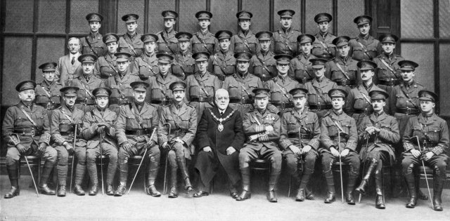 Officers of the Accrington Pals, February 1915