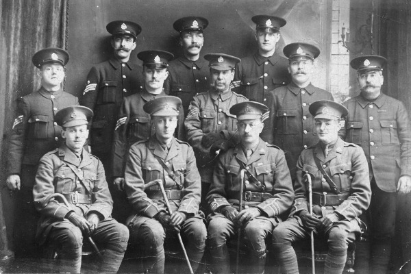 Officers and Sergeants of "C" Company