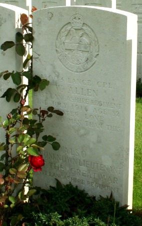 Previous headstone
