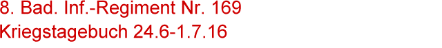 Title - Kriegstagebuch des 8 Bad. IR169