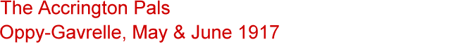 Title - Oppy-Gavrelle, May & June 1917