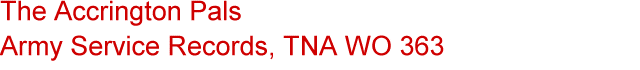Title - Army Service Records, TNA WO 363